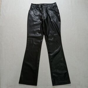 jr-s.com Faux Leather Jeans Women's Size Junior's 5 Black *
